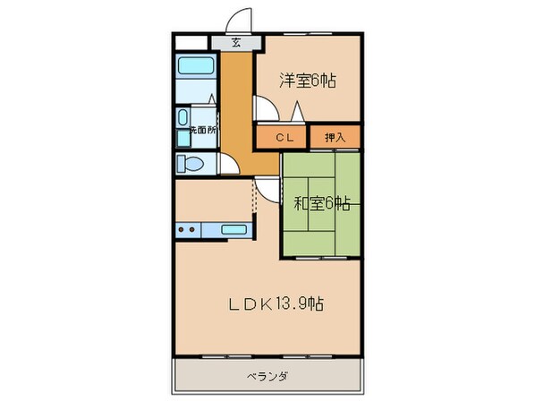 ＣＡＳＡ　ＭＯＤＥＲＮＯの物件間取画像